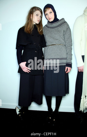 Il backstage di Daks London pronto a indossare Autunno Inverno 2011 2012 Foto Stock