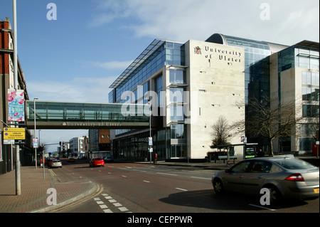 La University of Ulster edificio nel quartiere della Cattedrale di Belfast. Foto Stock