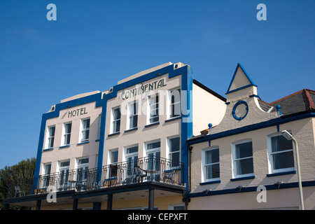 L'Hotel Continental, situato sul fronte spiaggia di Whitstable. Foto Stock