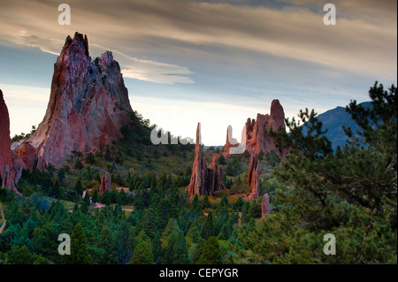 Giardino degli dèi park in Colorado Foto Stock