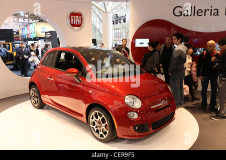 Rosso Fiat Auto 500 Foto Stock