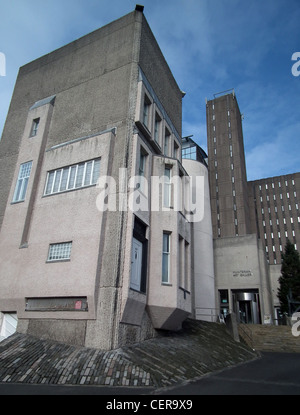 HUNTERIAN art gallery di Glasgow, con 'doorway' per Mackintosh House in primo piano 6,0 m sopra il suolo. Foto Tony Gale Foto Stock