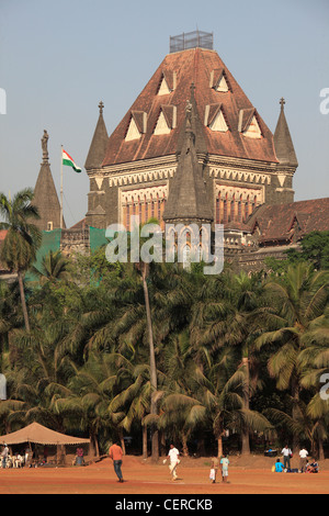 India Maharashtra, Mumbai, ovale di Maidan, Alta Corte, Foto Stock