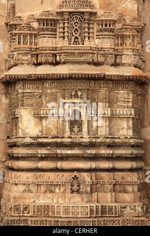 India, Gujarat, Ahmedabad, Jama Masjid, la Moschea, Foto Stock