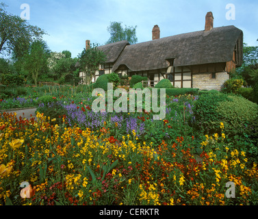 Anne Hathaway's Cottage a Shottery. Foto Stock