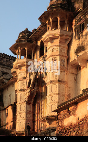 India Rajasthan, Bundi, Garh Palace, Hathi Pol, elefante Gate, Foto Stock