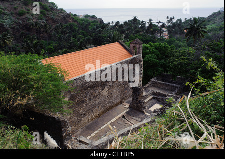 Convento di Sao Francisco in Cidade Velha, Santiago, Isole di Capo Verde, Africa, patrimonio mondiale Unesco patrimonio dell'isola sito monaste Foto Stock