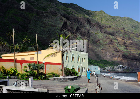 Villaggio Paolo (Vila das Pombas), Santo Antao, Isole di Capo Verde, Africa Foto Stock