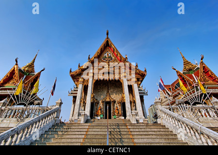 Wat Hua Lamphong situato in Sam Yan, Bangkok Foto Stock