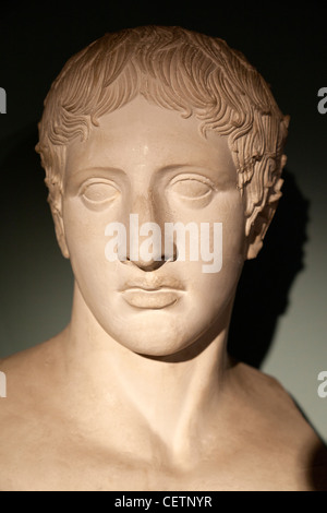 Doriforo Herm da Ercolano - il museo Ashmolean Museum di Oxford Foto Stock