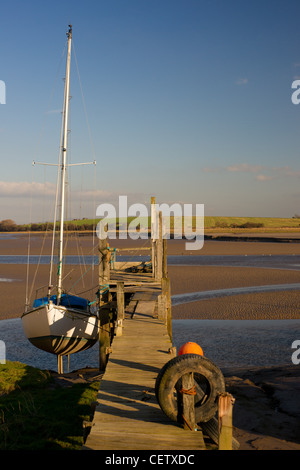 Barche da pesca in Lancashire Foto Stock