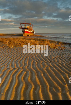 Barche da pesca in Lancashire Foto Stock