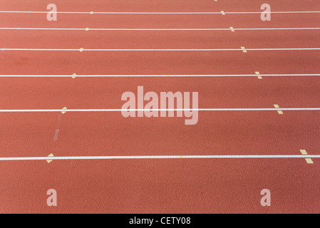 Corsie di via di corsa Foto Stock