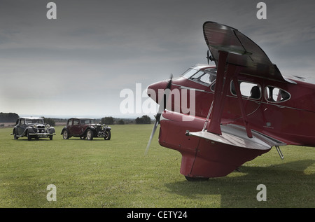 Riley Kestral e della de Haviland Dragonfly. Foto Stock