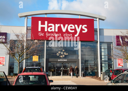 Harveys, il negozio di mobili Foto Stock