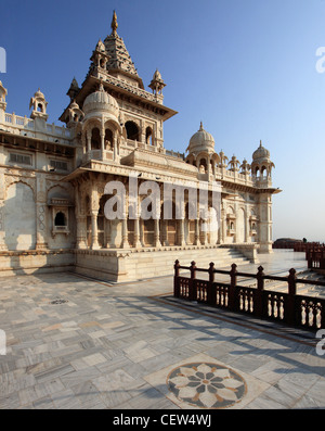 India Rajasthan, Jodhpur, Jaswant Thada, il Maharaja Jaswant Singh II Memorial, Foto Stock