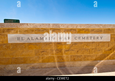 Egitto El Alamein Guerra Mondiale 2 cimitero del Commonwealth Foto Stock