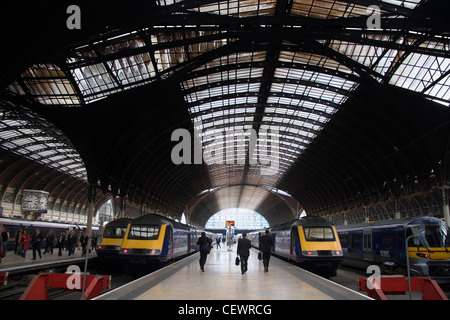 Interno della stazione di Paddington a Londra. Foto Stock