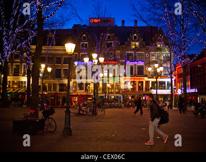 Leidseplein, Amsterdam, Paesi Bassi Foto Stock