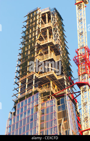 Shard visualizzazione galleria in costruzione - Londra Foto Stock