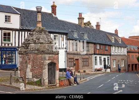 Walsingham high street norfolk Inghilterra Foto Stock