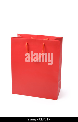 Shopping Bag con sfondo bianco Foto Stock