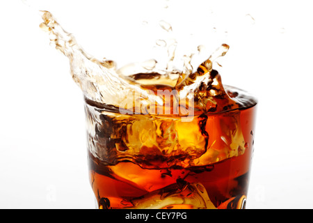 Spruzzata della cola Foto Stock