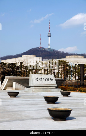 Il Memoriale di guerra di Corea ricordando la Guerra di Corea a Seul, Corea del Sud Foto Stock