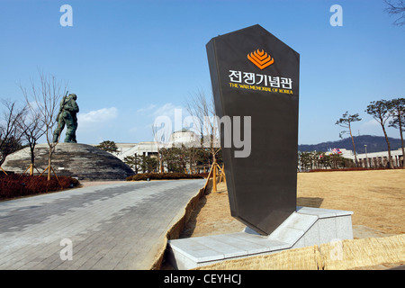 Il Memoriale di guerra di Corea ricordando la Guerra di Corea a Seul, Corea del Sud Foto Stock