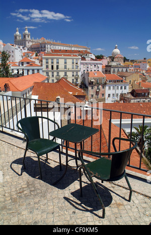 Alfama Lisboa Lisbona Portogallo Europa Foto Stock