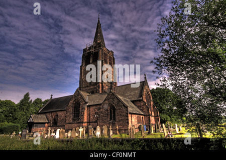 St Johns Chiesa, Walton, Warrington, Cheshire, Inghilterra, Regno Unito Foto Stock