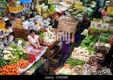 Il Pasar Badung denpasar Bali Indonesia Foto Stock