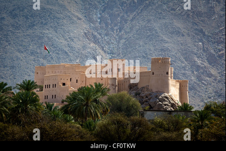 Il Forte di Nakhl in Al Batinah, Oman Foto Stock