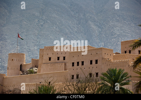 Il Forte di Nakhl in Al Batinah, Oman Foto Stock