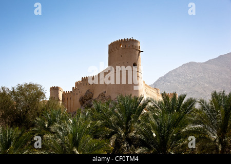 Il Forte di Nakhl in Al Batinah, Oman Foto Stock