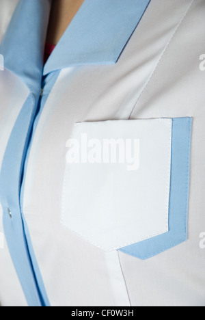 I medici smock closeup donna di infermiere Foto Stock