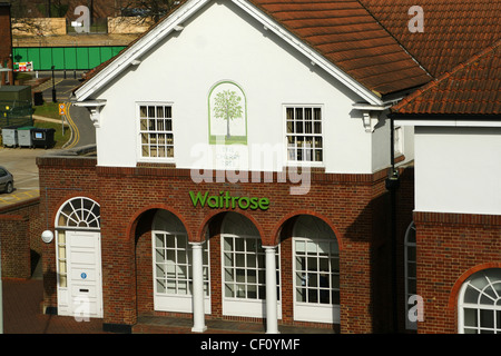 Waitrose Supermarket a Welwyn Garden City Foto Stock