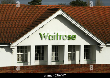 Waitrose Supermarket a Welwyn Garden City Foto Stock