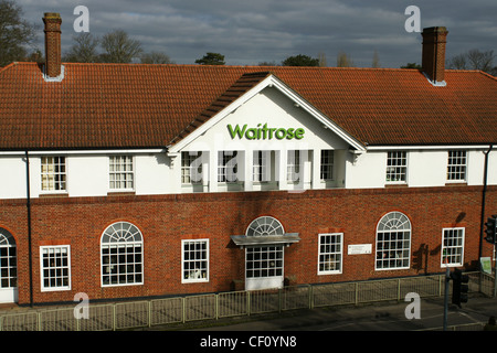 Waitrose Supermarket a Welwyn Garden City Foto Stock