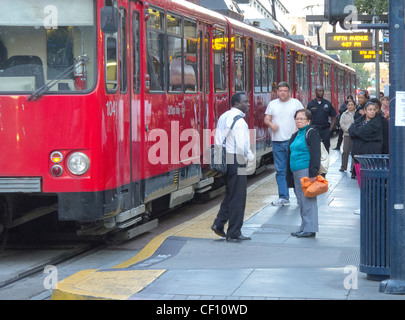 MTS San Diego Trolley Foto Stock