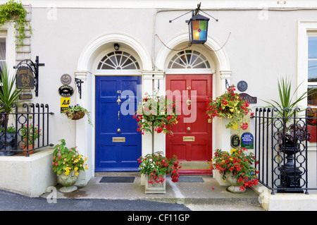 Kinsale grazioso cottage facciata Foto Stock