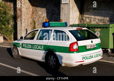 La polizia locale, Campione d'Italia, Italia Foto Stock