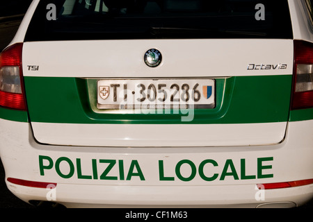 La polizia locale, Campione d'Italia, Italia Foto Stock