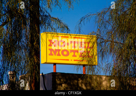 Il humorously denominato n. Tel Motel è aperto in Tucson, AZ. Foto Stock