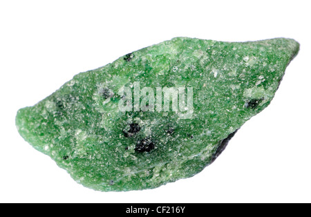 Anyolite - Zoisite verde con Ruby (dalla Tanzania) Foto Stock