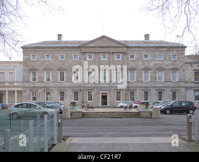 Leinster House a Dublino Foto Stock