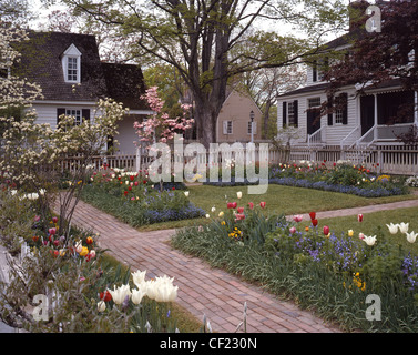 Williamsburg, Virginia in primavera Foto Stock
