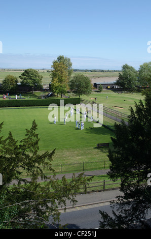 Bowling green Segala East Sussex, England Regno Unito Foto Stock