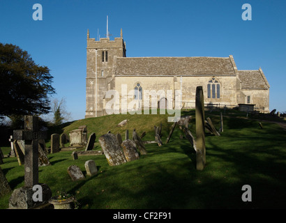 San Bartolomeo è la chiesa, Churchdown hill, Gloucester Foto Stock