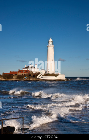 St Mary's Faro, Whitley Bay, Northumberland Coast Foto Stock